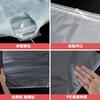 Bolsa para colgar trajes de plástico, acolchada, gruesa, grande, con cremallera, cubierta antipolvo, bolsa antipolvo transparente, personalización