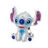 Miçangas de Furo Grande Panjia Pingente para Fazer com Fio Elementos Disney Mickey Mouse Liga Esmalte Gotejado Miçangas de Furo Grande Atacado