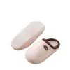 Pantuflas de Algodón para Casa de Bloques de Color para Mujer 2026 Otoño/Invierno Nuevo Estilo para Interiores Engrosadas con Felpa Plus Suela Suave Cálida Zapatos de Algodón de Pareja para Hombre