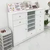 Armário de Exposição para Salão de Unhas, Armário de Armazenamento de Esmaltes, Armário de Armazenamento de Esmaltes em Gel Tipo Gaveta, Armário de Chão para Salão de Unhas, Armário de Parede