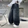 Roupas Infantis Meninos Roupas de Outono Calças 2026 Novo Estilo Primavera e Outono Crianças Médias e Grandes Macacões Jeans Outono Meninos Calças Compridas