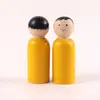 Juguetes de Graffiti Personalizados para Niños Niños y Niñas Figuras de Madera Pintadas a Mano Muñecas de Madera Coloridas Adornos Marioneta Decoración