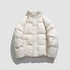 Chaqueta de Algodón de Moda para Hombre 2025 Otoño e Invierno Nuevo Estilo Coreano Moderna Cuello Alto Holgada Cálida Abrigo de Algodón Chaqueta Versátil para Jóvenes