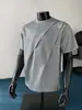 Camiseta de Manga Corta Holgada para Hombre, Estilo Veraniego Americano High Street, Suéter Desestructurado de Cuello Redondo, Diseño de Marca de Moda
