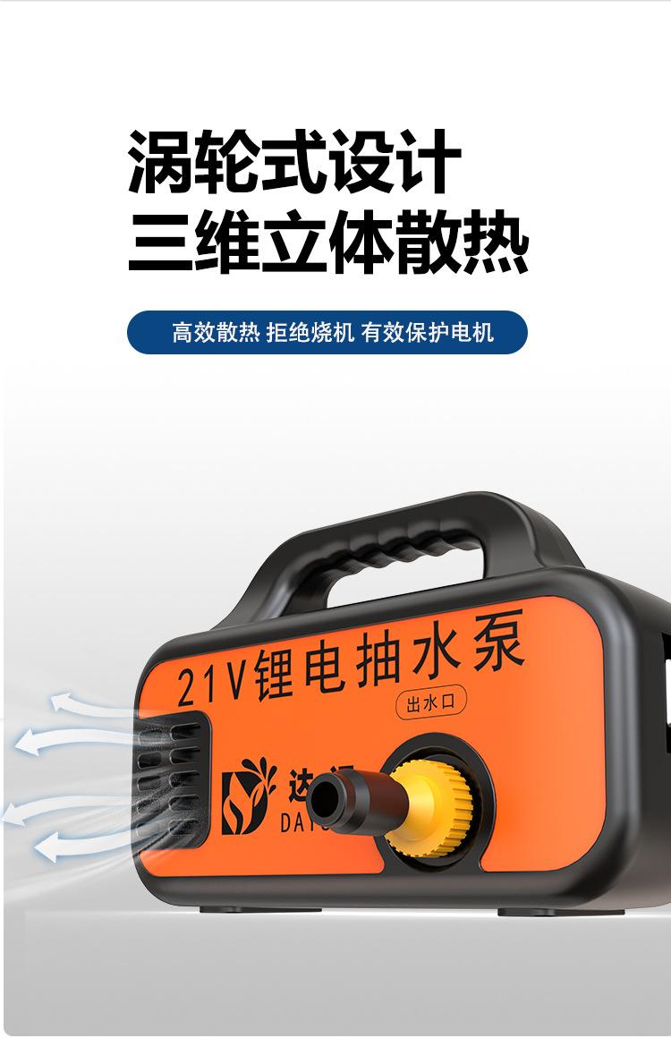 电动洗车手提泵