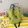 Mochila ligera con cordón para exteriores, mochila de ciclismo, bolsa de bádminton para estudiantes universitarios, gran capacidad para ocio, deportes y viajes