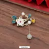 Broche de Borla con Cadena, Gama Alta, Lujo Ligero, Moda Europea y Americana, Accesorio de Traje Más Vendido, Broche Simple y Único, Venta al por Mayor