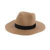 Sombrero de paja unisex de verano para hombre y mujer, para el sol, de moda, protector solar UV, paja, británico, sombrero Panamá al por mayor