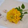 Dalia flor artificial cabeza de flor de peonía diy hecho a mano flor de seda decoración de pared de fondo arreglo floral flor falsa al por mayor