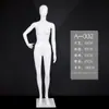 Accesorios de Modelo de Ropa para Mujer Modelo Femenino Cuerpo Completo Cuerpo Humano Ropa Artificial Estante de Accesorios para Modelos de Tienda de Ropa Modelo de Ropa Ventana Femenina