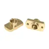 Accesorios para Impresora 3D Tornillo de Plomo en T Adaptador de Tuerca T8 Base de Aluminio Bloque Adaptador Cuadrado Asiento de Tuerca Adaptador de Tornillo de Plomo
