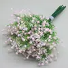 Plantas de Flores Artificiales Gipsófila para Bodas, Decoración del Hogar, Accesorios de Flores Artificiales para Interiores y Exteriores, Adornos Decorativos, Flores de Boda al por Mayor