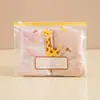 Bolsas con Cierre para Ropa Espesa Bolsas Transparentes Translúcidas Escarchadas de PEVA con Cierre Automático para Ropa y Calcetines Bolsas de Empaque con Cierre de Dibujos Animados Venta al por Mayor