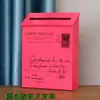 Buzón Pequeño con Cerradura, Impermeable y a Prueba de Sol, Buzón de Metal Resistente a la Corrosión, Buzón de Pared, Caja de Conveniencia, Buzón
