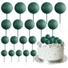 20 Piezas/Set Bolas de Espuma de Colores Decoración para Pastel Boda Baby Shower Fiesta de Cumpleaños Inserto para Cupcake