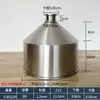 Funil de Aço Inoxidável 304 Extra Espesso Máquina de Enchimento de Cilindro para Líquidos e Massas Alimentícias