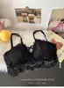 Explosivo Encaje de Puro Deseo Sexualidad Belleza Espalda Ropa Interior Pecho Pequeño Push-up Hueco Sin Tirantes Sujetador Base para Niña