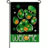 Bandera de Jardín Transfronteriza 2026 St. Bandera Decorativa de Jardín del Día de San Patricio Temu Bandera Decorativa para Exteriores Más Vendida