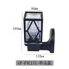 Lámpara de pared para exterior LED de doble cabezal, arriba y abajo, luminosa, simple, creativa, cuadrada, de PVC, para montar en la pared, para puerta exterior, lámpara de balcón frontal