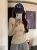 Vibración Ligera y Madura, Camisa Base de Punto Irregular de Corte Ajustado para Mujer, Ropa Interior de Primavera y Otoño, Suéter Suave y de Puro Deseo