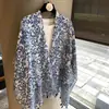 Estilo Étnico Retro Popular Atmósfera de Alta Gama Pañuelo de Cabeza Chal Jacquard de Anacardo Bufanda Larga Bufanda para Mujeres Abrigo Chal