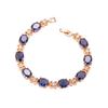 Pulsera de Trébol de Cuatro Hojas de Venta Caliente Transfronteriza para Mujer, Lujo Ligero, Elegante, Pulsera de Circonita Ovalada, Accesorios de Estilo Frío de Celebridad de Internet, Moda