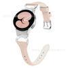 Adecuado para Samsung Watch5 Forma de Cuerno + Forma de T Correa de Cuero Watch4 Nuevo Producto Correa de Cuero Simple
