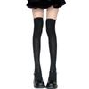 Calcetines altos para niños con calcetines apilados para botas temporada de primavera y otoño calcetines para botas altas grises calcetines de rodilla JK otoño e invierno mujer