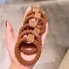 Lindo y Moderno Bola de Felpa Cabeza Pequeña Intestino Banda para el Cabello para Mujeres, Alta Elasticidad y Duradera Diadema, Banda de Goma Simple