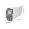 Adecuado para aspiradora vertical Riccar Serie R25 R25S R25D R25P Bolsa para el polvo