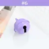 Campanillas Pequeñas de Metal Pintado Color Macarrón Llavero DIY Colgante para Muñeca Mascota Accesorios de Múltiples Tamaños Venta al por Mayor