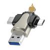Para teléfono móvil Apple convertidor de disco U multifunción USB adaptador multifunción para computadora de teléfono móvil Android