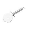 Cuchillo para pizza de acero inoxidable Cuchillo rodillo Cuchillo para panqueques Cuchillo para panqueques Herramienta de rueda para hornear pasteles cuchillo para pizza
