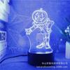 Luz nocturna 3D de dibujos animados transfronteriza, luz LED acrílica creativa y colorida, lámpara de regalo de Halloween de espantapájaros