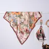 70 Bufandas de Moda Versátiles Estilo Pastoral, Bufandas Cuadradas Elegantes, Pañuelos Decorativos de Moda para el Cuello, Bufandas Populares para Mujer