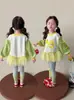 Conjunto de Ropa para Niña Primavera y Otoño 2026 Nueva Moda Ropa de Otoño Infantil Bebé Elegante Casual Leggings de Otoño Conjunto de Dos Piezas