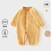 Ropa de Bebé de Terciopelo Aoli Mono para Primavera y Otoño Ropa Cálida y Gruesa para Recién Nacidos Traje para Gatear Pelele Grueso Clase A