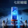 Garrafa de vidro exclusiva de Halloween transfronteiriça, luz ambiente USB touch, frequência ajustável, adequada para carro, mesa e quarto, luz noturna LED