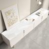 Mesa de Centro Gabinete de TV Minimalista Moderno Mantel de Mesa PVC Impermeable Estilo Ins Rectangular Sala de Estar Patrón de Mármol Cubierta de Mesa