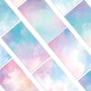 8 colores degradados papel simple para cuentas creativo papel de respaldo para tarjetas de teléfono móvil pegatina DIY papel de fondo adhesivo