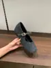 Zapatos Mary Jane Cuadrados con Forro de Felpa Estilo Hada Estilo Chanel para Mujer, Mocasines Peludos de Suela Gruesa Otoño e Invierno 2025
