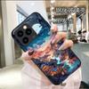 Adecuado para Pintura al Óleo Carcasa Luminosa para Teléfono Móvil Nuevo Apple 17Pro/Huawei/Xiaomi/Samsung/Vivo/Oppo Cielo Estrellado