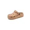 Tamancos Personalizados para Mulheres, Sapatos Casuais de Jardim Eva para Exterior, Antiderrapantes, Leves, Respiráveis, Resistentes à Água, Sola Plana
