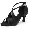 Zapatos de Baile Latino Marrones Mujer 2025 Verano Zapatos de Baile Profesionales Mujer Sandalias Zapatos de Baile Suela Blanda Zapatos de Baile Cuadrado