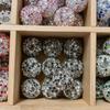 Bola de diamante incrustada con cuentas de cristal de pedrería, cuentas con agujero, cuentas espaciadoras, hechas a mano, material para colgante de pulsera de mano, accesorios de joyería DIY al por mayor