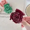 Nuevo Estilo Pinza para el Cabello de Flor de Rosa, Pasador Floral de Acetato de Alta Gama, Pinza de Tiburón Fresca y Dulce, Pinza para Cola de Caballo, Accesorio para el Cabello para Mujer