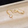Accesorios DIY Joyería de Perlas Plata 925 Gancho para Oreja de Princesa Soporte Vacío Aretes Semiterminados Soporte Vacío Aretes de Aguja Recta 5870
