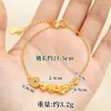 Nuevo Pulsera Tradicional Estilo Chino con Peces Koi Incrustados de Circonita para Mujer, Popular Pulsera con Dijes de Pez Dorado Arena, Joyería de Imitación Oro Suministro Directo