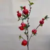 Fruta Vermelha Artificial Fruta da Fortuna Ornamento Decorativo Frutas Vermelhas Balde de Bênção para o Festival da Primavera Ano Novo com Flores Azevinho Casa Alta Simulação