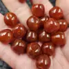 14mm escama de dragón flor de hielo ágata cuentas antiguas cuentas de jade rojo sangre de pollo calcedonia camino Luton accesorios cuentas de joyería